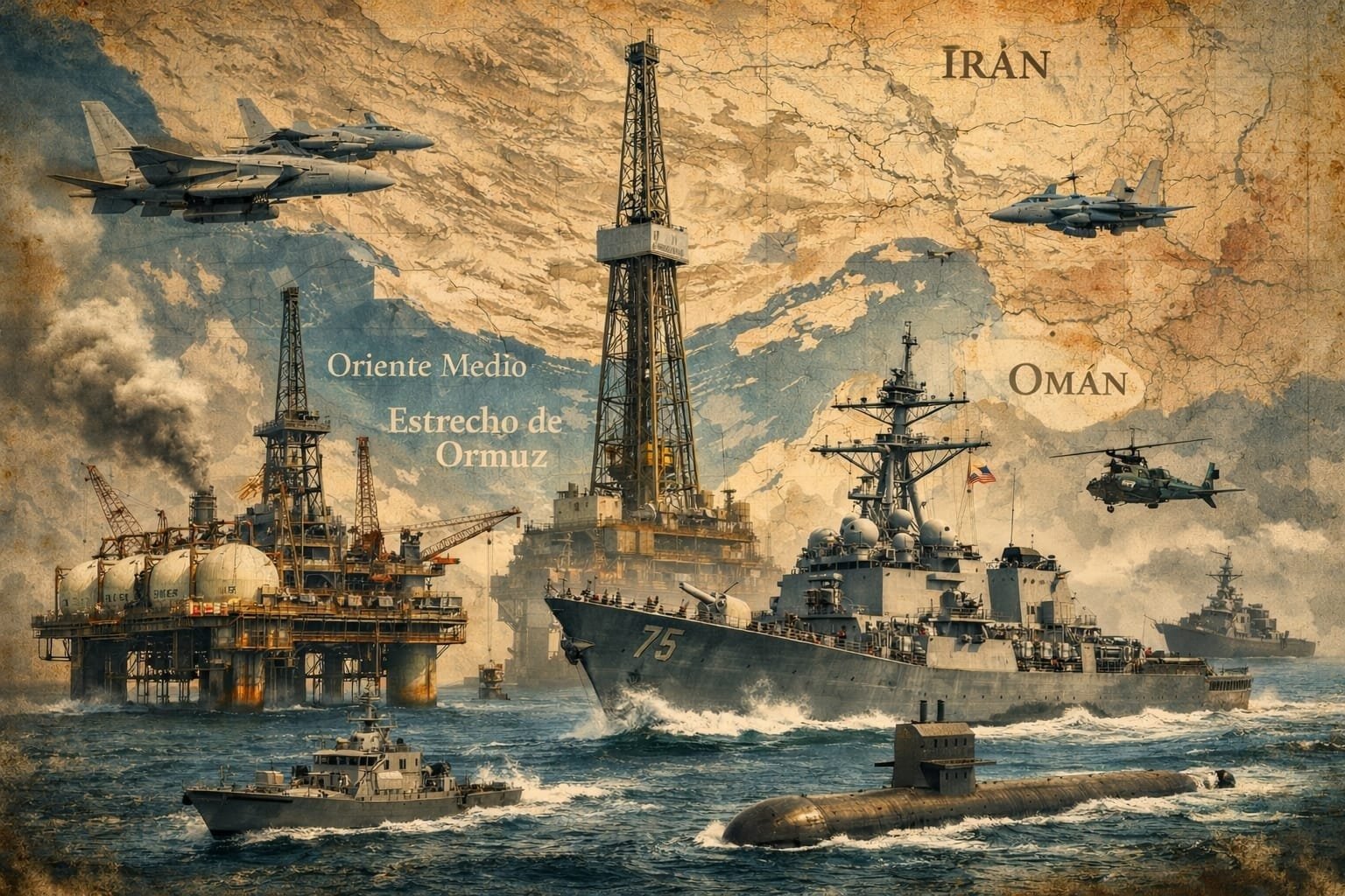 Petróleo y guerra: seguridad geopolítica o control del crudo